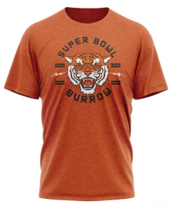Pauer Sports Super Bowl Burrow Tri Blend Tee