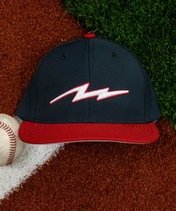 Pauer Sports Pauer Bolt MVP Cap - Navy/Red Just Dropped