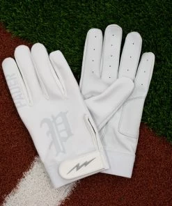Pauer Sports Just Dropped Pauer Old English P White Batting Glove