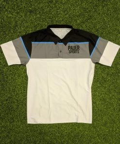 Pauer Sports Men Grey/Carolina Blue Pauer Dri-Fit Full-Dye Polo