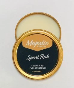 Pauer Sports CBD SPORT RUB 500MG Health And Wellness