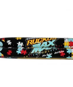 Pauer Sports Suncoast Ruckus Max Autism Awareness Softball Bat 2-pc 12″ End Load Suncoast Slowpitch Bats