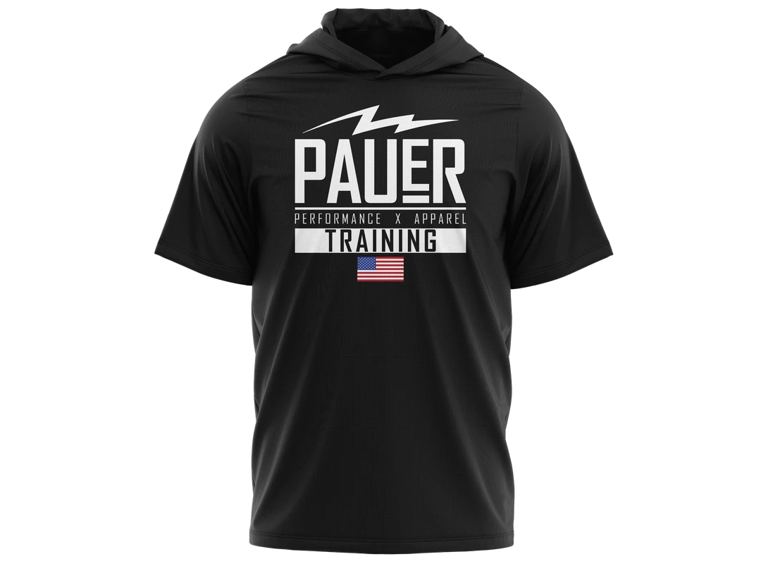 Pauer Sports Kids Pauer Training Fleece Short Sleeve Hooded Pullover 5 Pauer Sports Kids Pauer Training Fleece Short Sleeve Hooded Pullover