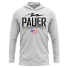 Pauer Sports Pauer Classic Logo Blend Wicking Long Sleeve Hoodie 2 Pauer Sports Pauer Classic Logo Blend Wicking Long Sleeve Hoodie