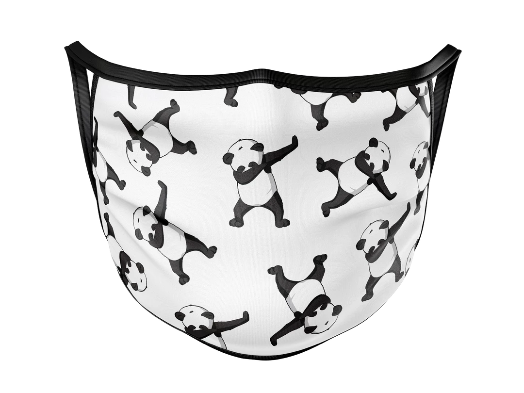 Pauer Sports Facemask Pauer Face Mask - Dabbing Panda 8 Pauer Sports Facemask Pauer Face Mask - Dabbing Panda