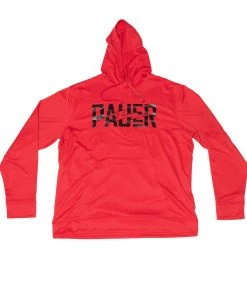 Pauer Sports Pauer Tri-Blend Fleece Pullover Hoodie Red Men