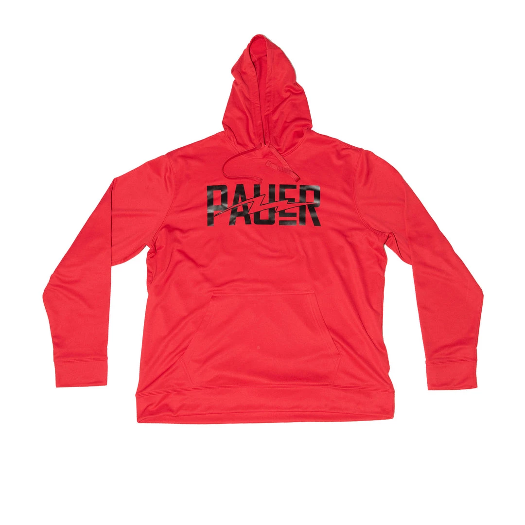 Pauer Sports Pauer Tri-Blend Fleece Pullover Hoodie Red Men 3 Pauer Sports Pauer Tri-Blend Fleece Pullover Hoodie Red Men