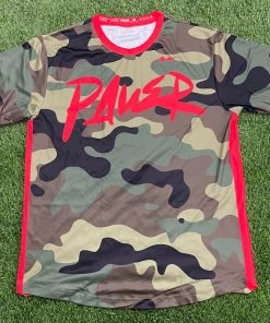Pauer Sports Men Pauer Camo Red Graffiti Jersey