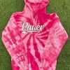 Pauer Sports Pauer Script Tie Dye Pink Hoody Kids