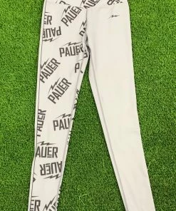 Pauer Sports Pauer All Over Grey Leg Legging Just Dropped