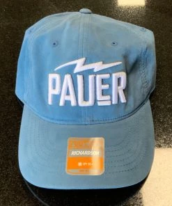 Pauer Sports Headwear Pauer Strapback Hat Denim Blue