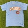 Pauer Sports Pauer Baseball Carolina Blue Badger T-Shirt 2 Pauer Sports Pauer Baseball Carolina Blue Badger T-Shirt