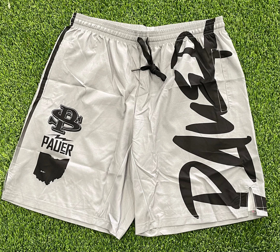 Pauer Sports Bottoms Pauer Logo Sport-Stretch Training Shorts 3 Pauer Sports Bottoms Pauer Logo Sport-Stretch Training Shorts