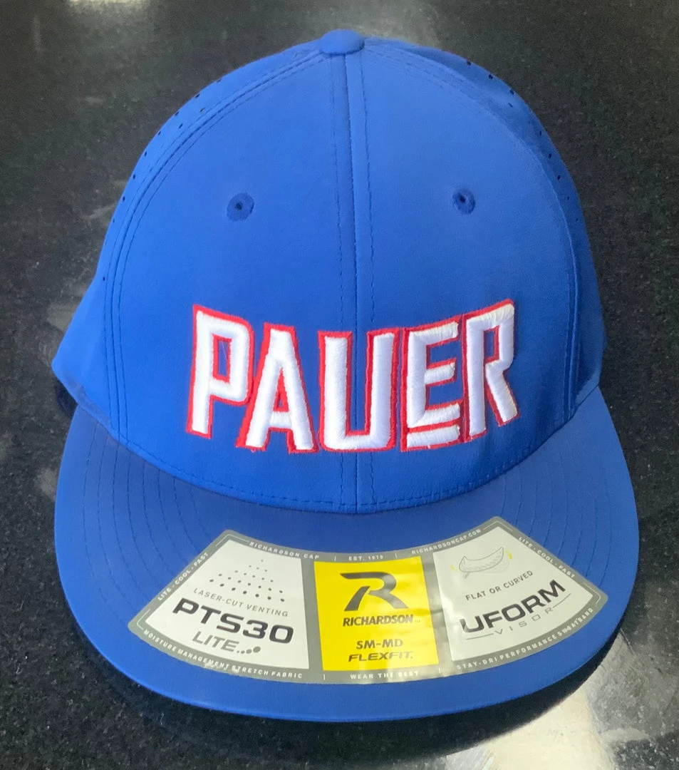 Pauer Sports Pauer Royal Wht/Red Pauer PTS30 Headwear 3 Pauer Sports Pauer Royal Wht/Red Pauer PTS30 Headwear