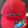 Pauer Sports Headwear Pauer Bolt Red Champro HC2 2 Pauer Sports Headwear Pauer Bolt Red Champro HC2