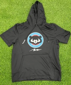 Pauer Sports Pauer New Era Black Panda Short Sleeve Sweatshirt