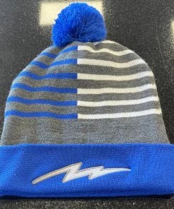 Pauer Sports Pauer Bolt Beanie Royal/Grey