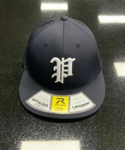 Pauer Sports Headwear Pauer White P Logo Flex Fit Lite