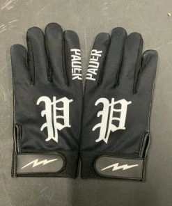 Pauer Sports Pauer Old English P Black Batting Glove Just Dropped