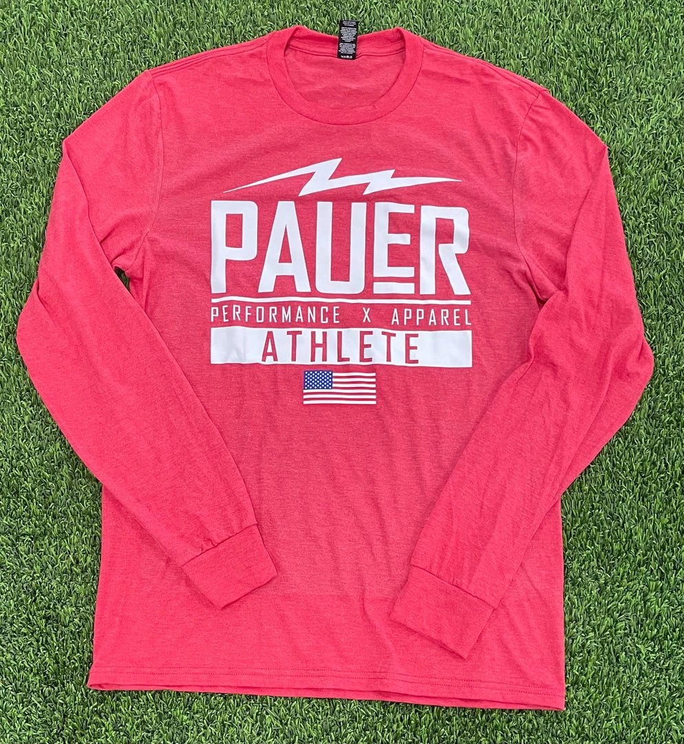 Pauer Sports Just Dropped Pauer Performance Red Tri Blend Long Sleeve 3 Pauer Sports Just Dropped Pauer Performance Red Tri Blend Long Sleeve