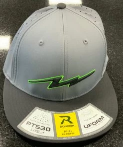 Pauer Sports Pauer Charcoal/blk Blk/neon/volt Bolt Pts30 Headwear