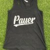 Pauer Sports Pauer Script Black Women’s Tanks