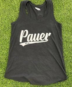 Pauer Sports Pauer Script Black Women’s Tanks