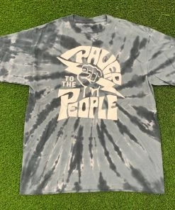 Pauer Sports Pauer To The People Grey Tie Dye T-Shirt Men