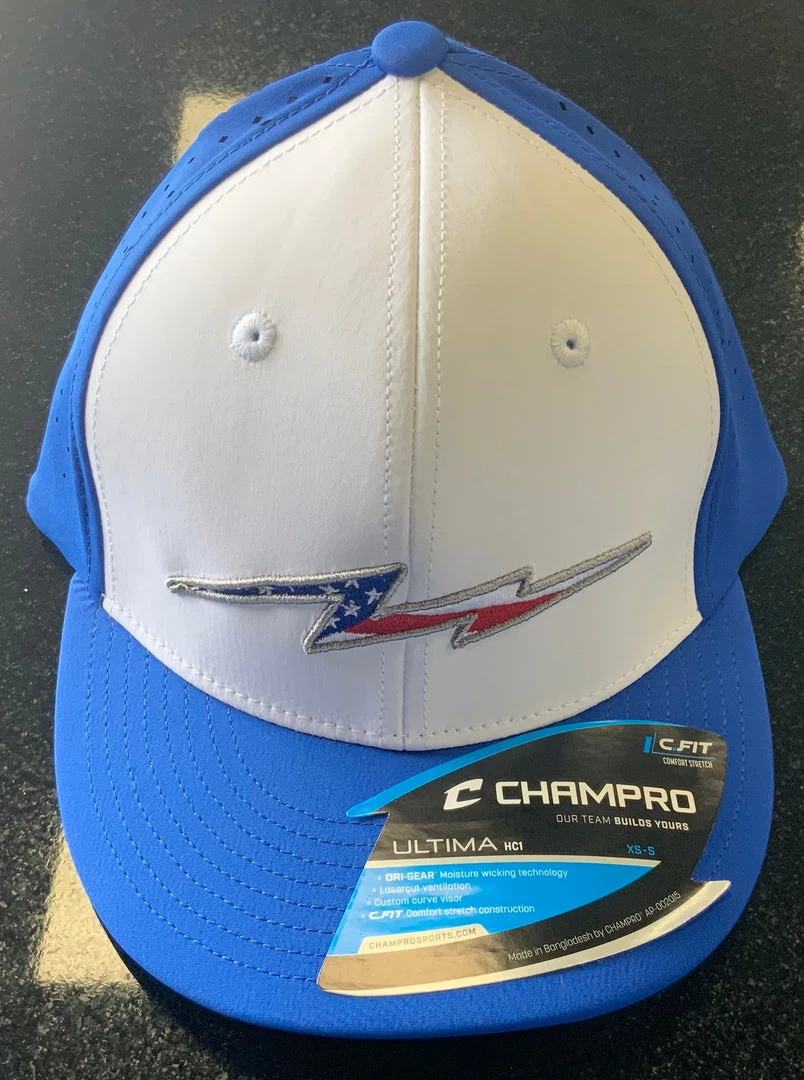 Pauer Sports Pauer Bolt USA Ultima Fitted Cap 3 Pauer Sports Pauer Bolt USA Ultima Fitted Cap