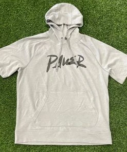 Pauer Sports Just Dropped Pauer Graffiti Grey/Black Short Sleeve Hooded Sweatshirt