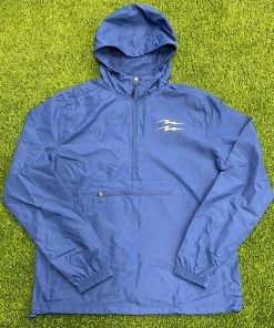 Pauer Sports Just Dropped Pauer Bolt Royal Long Sleeve 1/4 Zip Jacket