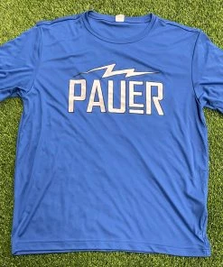 Pauer Sports Pauer Bolt Short Sleeve Royal Dry Fits