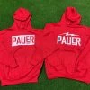 Pauer Sports Pauer Block Red Logo Hooded Sweatshirt