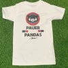 Pauer Sports PAUER Panda White Dry Fit Tee
