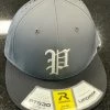 Pauer Sports Pauer White Old English P Charcoal/Blk PTS30 Headwear