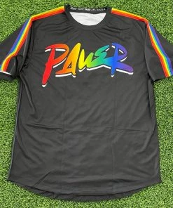 Pauer Sports Men Pride Pauer Graffiti Black Perfect-Mesh Jersey