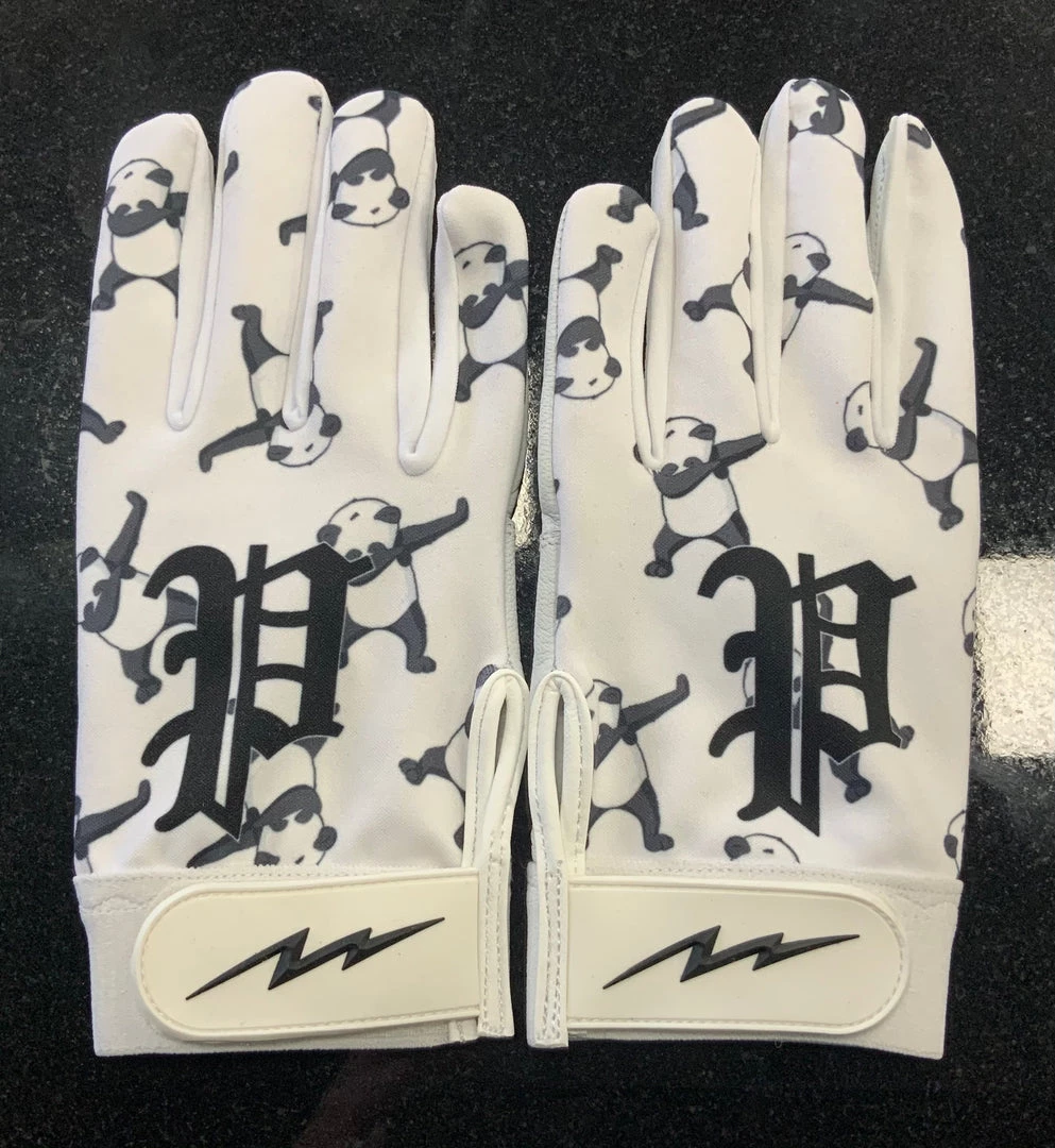 Pauer Sports Pauer Panda White Logo Batting Glove 3 Pauer Sports Pauer Panda White Logo Batting Glove