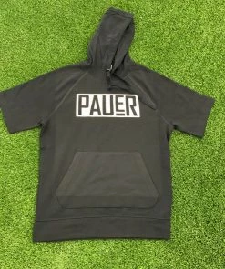 Pauer Sports Pauer Fleece Short Sleeve Hooded Pullover Outerwear