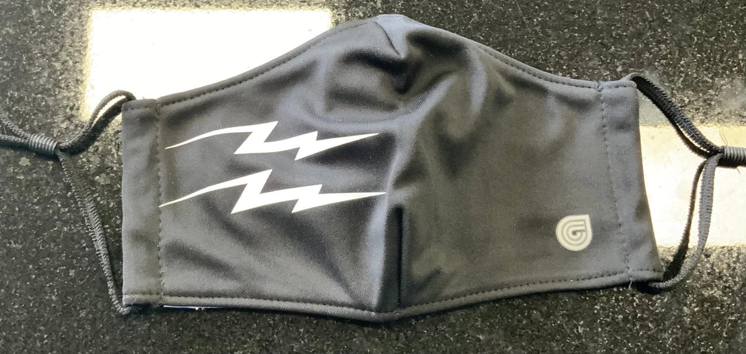 Pauer Sports Pauer Bolt Face Mask - Black Facemask 4 Pauer Sports Pauer Bolt Face Mask - Black Facemask