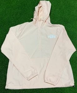 Pauer Sports Just Dropped Pauer Pink Bolt Long Sleeve 1/4 Zip Jacket