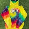 Pauer Sports Pauer Script Tie Dye Rainbow Hoody Kids