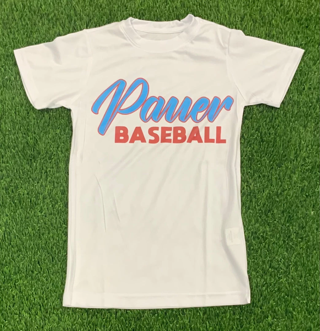 Pauer Sports PAUER Panda White Dry Fit Tee 4 Pauer Sports PAUER Panda White Dry Fit Tee