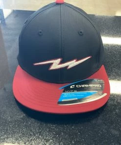 Pauer Sports Just Dropped Pauer Bolt MVP Cap - Black/Maroon