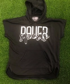 Pauer Sports Pauer Womans Black SS Blend Hoodie