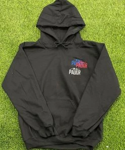 Pauer Sports Off Set Black Hoody Just Dropped