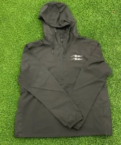 Pauer Sports Pauer Bolt Black Long Sleeve 1/4 Zip Jacket