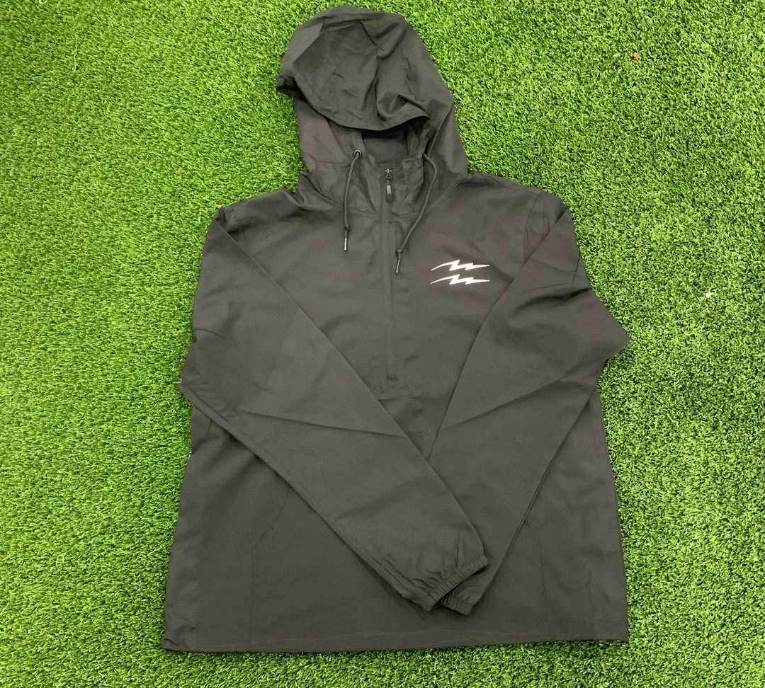 Pauer Sports Pauer Bolt Black Long Sleeve 1/4 Zip Jacket 3 Pauer Sports Pauer Bolt Black Long Sleeve 1/4 Zip Jacket