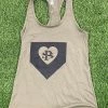 Pauer Sports Pauer Heart Baseball Woman Tanks Just Dropped 1 Pauer Sports Pauer Heart Baseball Woman Tanks Just Dropped