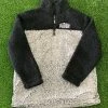 Pauer Sports Pauer Sherpa Black/Gray Quarter Zip Pullover 1 Pauer Sports Pauer Sherpa Black/Gray Quarter Zip Pullover