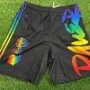 Pauer Sports Pride Pauer Logos Sport-Stretch Graphic Short Men